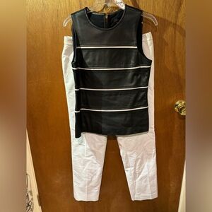 Calvin Klein Highline pants
Women’s size 8
White, fully lined
Ankle length